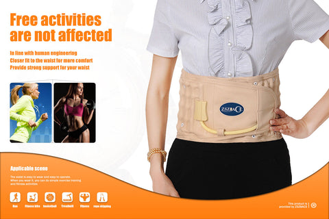 Physical Decompression Back Belt  Air Traction Belt for Lower Back Pain Relief, Back Support & Lumbar Traction belt