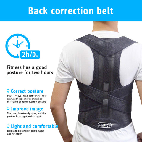 Back Support Belt adjustable Support Straps Breathable Mesh Design with Lumbar Pad