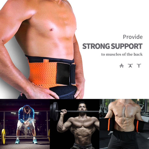 Lower Back Brace for Pain Relief - Adjustable Back Support Belt for Lifting Work / Lumbar Support
