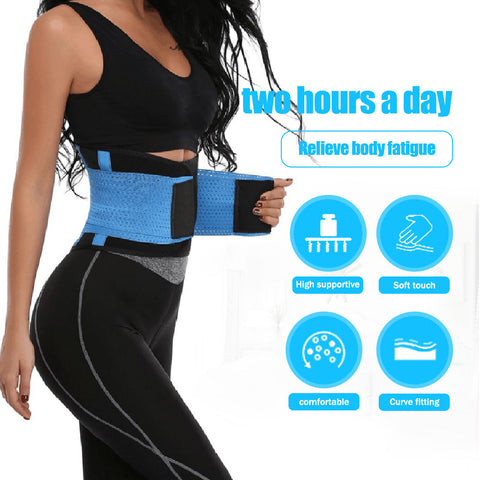 Lumbar Supports Belt, Back Brace Posture Corrector for Lower Back Pain, Adjustable Waist Trainer Belt to Relieve Sciatica and Herniated Disc for Men and Women