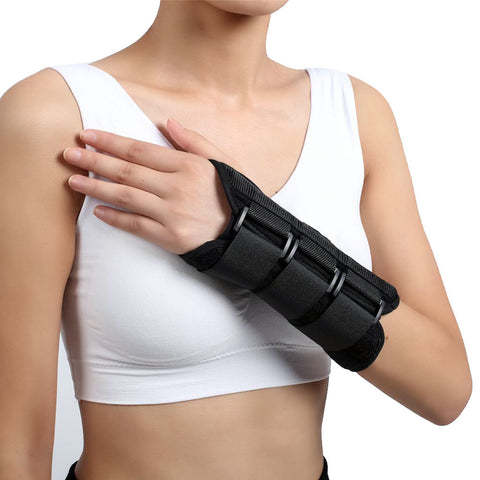 Wrist Brace, Night Sleep Wrist Support, Removable Metal Wrist Splint for Men, Women