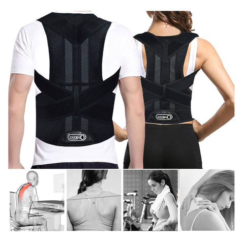 Posture Corrector For Men And Women - Adjustable Upper Back Brace Adjustable Back Brace