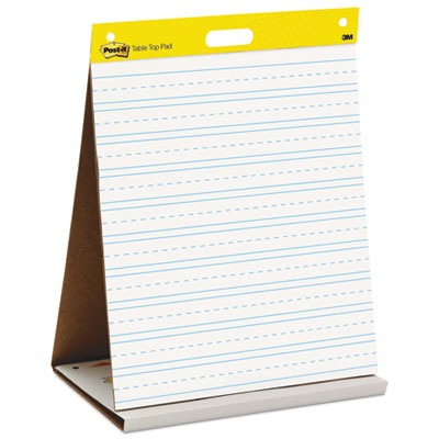 3M Post-it Tabletop Easel Pad with Primary Lines (563PRL)