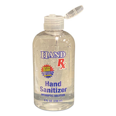 GEN Hand Rx Sanitizer, 8 oz Bottle, Unscented, 12/Carton (BCLRXSANI8OZ)