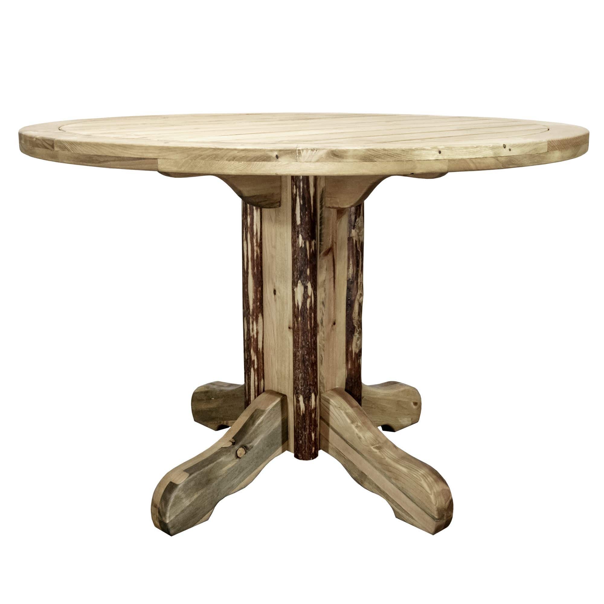 Glacier Country Collection Patio Table, Exterior Stain Finish