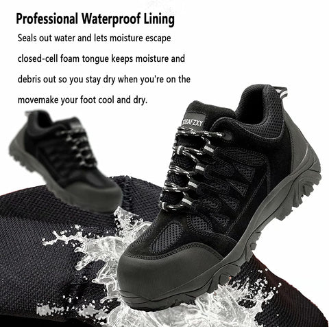 TS-201 Steel Toe 100% Waterproof Safety Work Shoes – Raydlinxshop