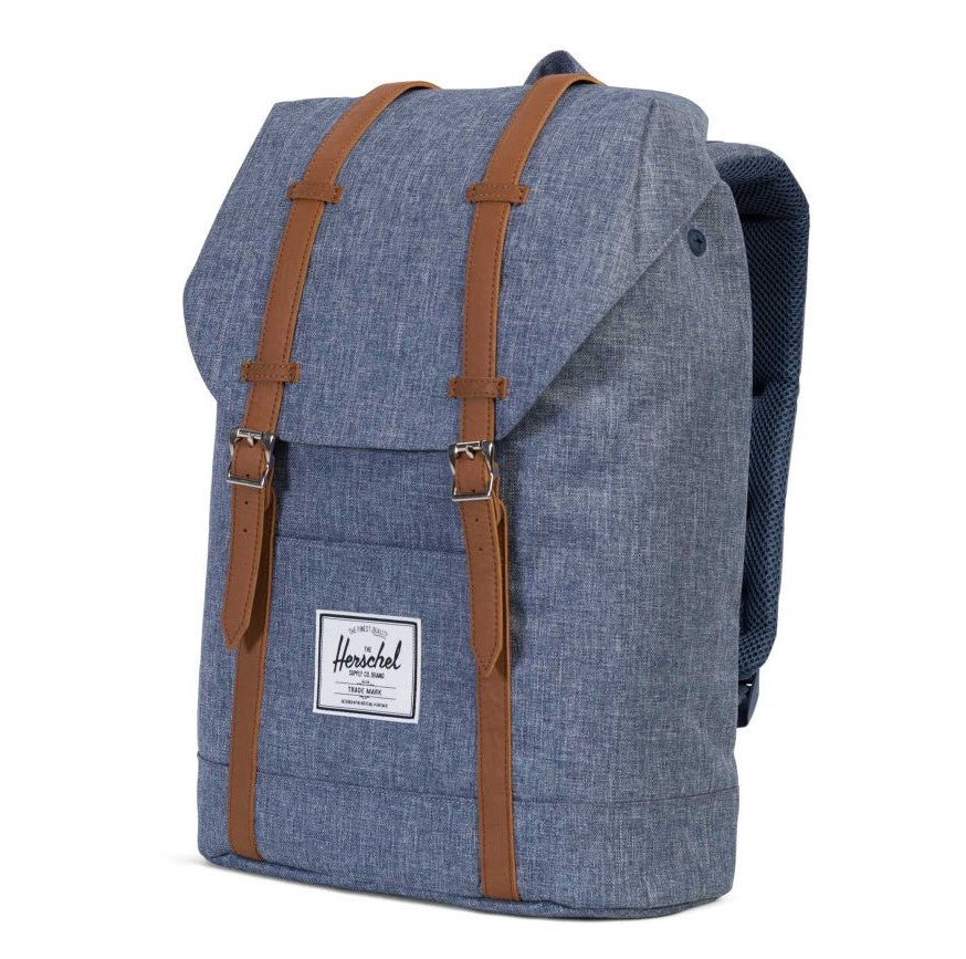 Herschel Supply Co. Retreat Backpack - Dark Chambray Crosshatch