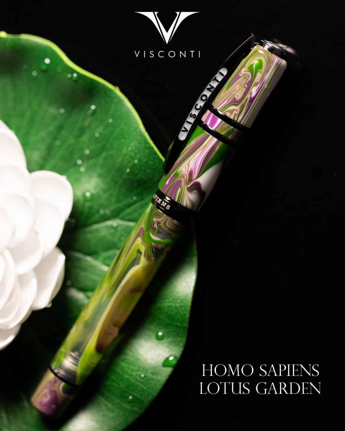 Visconti Homo Sapiens Lotus Garden Ltd. Ed. Fountain Pen