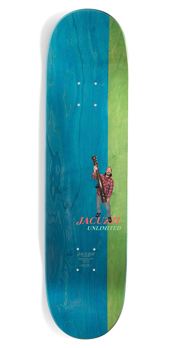 Jacuzzi Unlimited Caswell Berry Pepper Grinder Skateboard Deck - 8.25