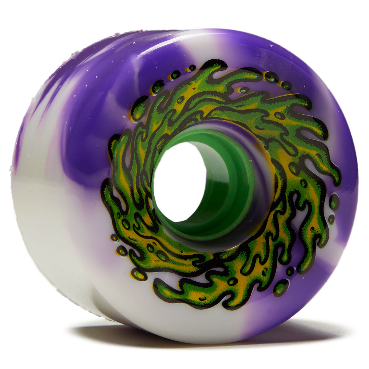 Slime Balls OG Slime 78a Skateboard Wheels - Purple/White Swirl - 66mm