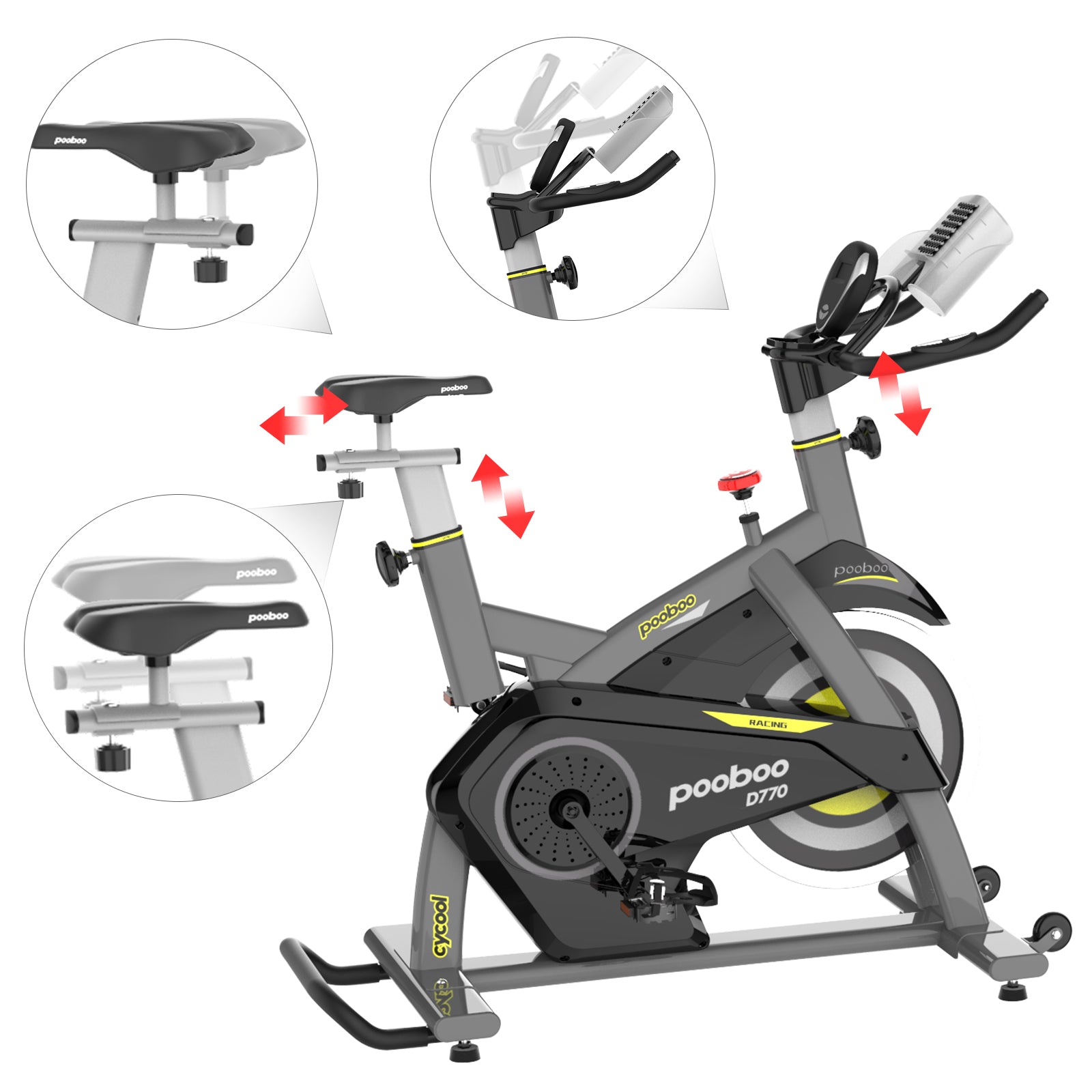 Evolution Magnetic Resistance Indoor Cycling Bike - D770