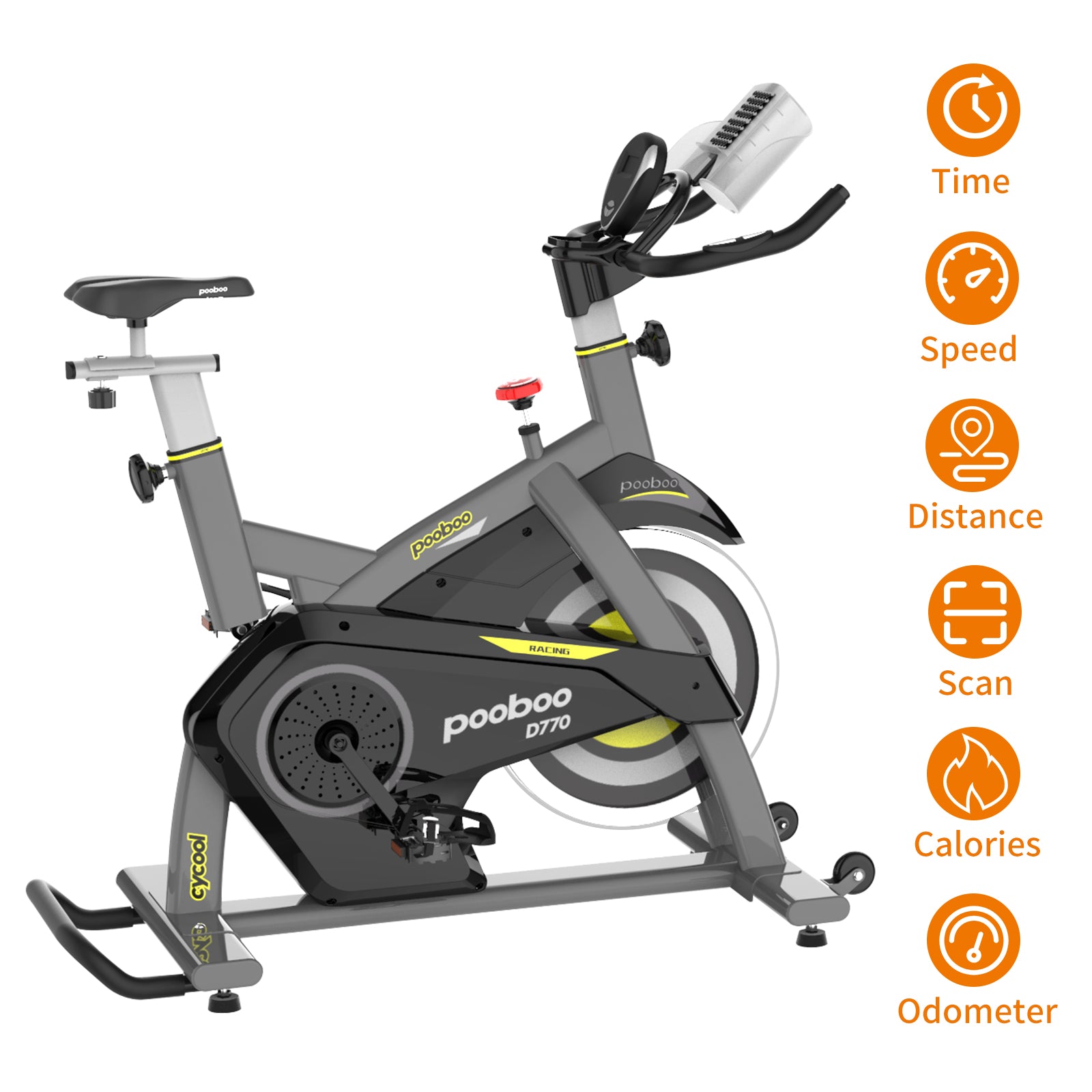 Evolution Magnetic Resistance Indoor Cycling Bike - D770