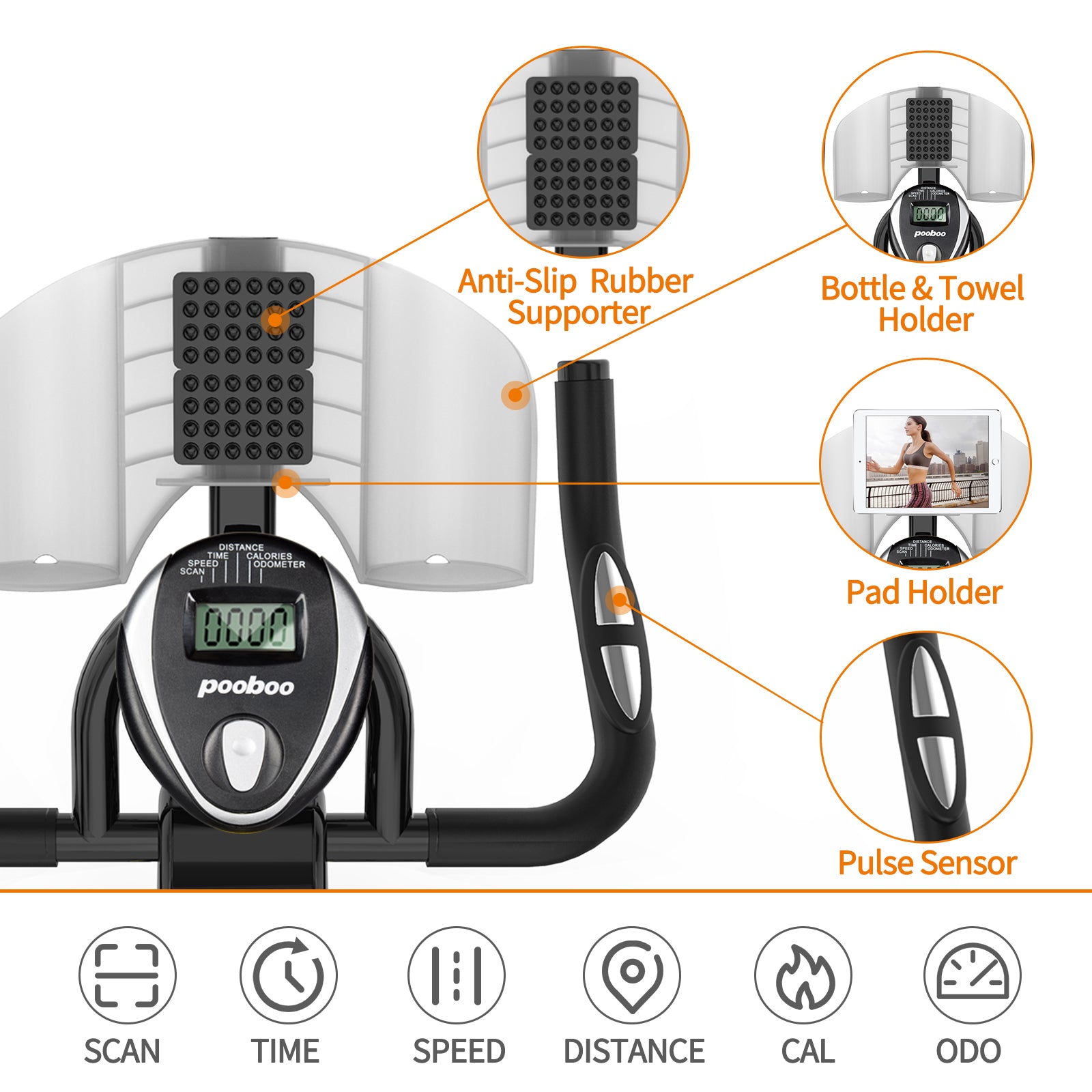 Evolution Magnetic Resistance Indoor Cycling Bike - D770