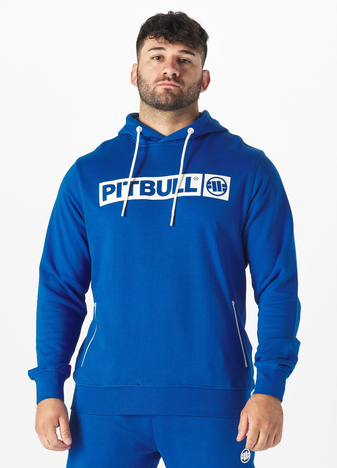 TERRY HILLTOP Blue Hoodie