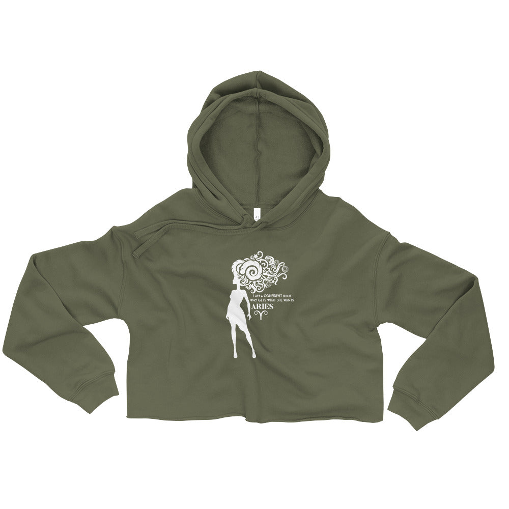 Crop Hoodie - Aries