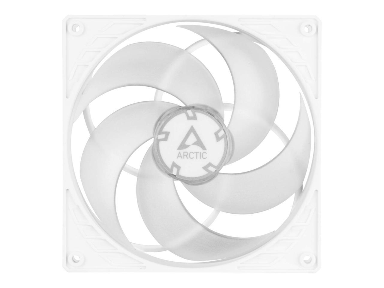 ARCTIC P14 PWM PST - 140 mm Case Fan with PWM Sharing Technology (PST), Pressure-optimised, Very Quiet Motor, Computer, Fan Speed: 200-1700 RPM - White/Transparent