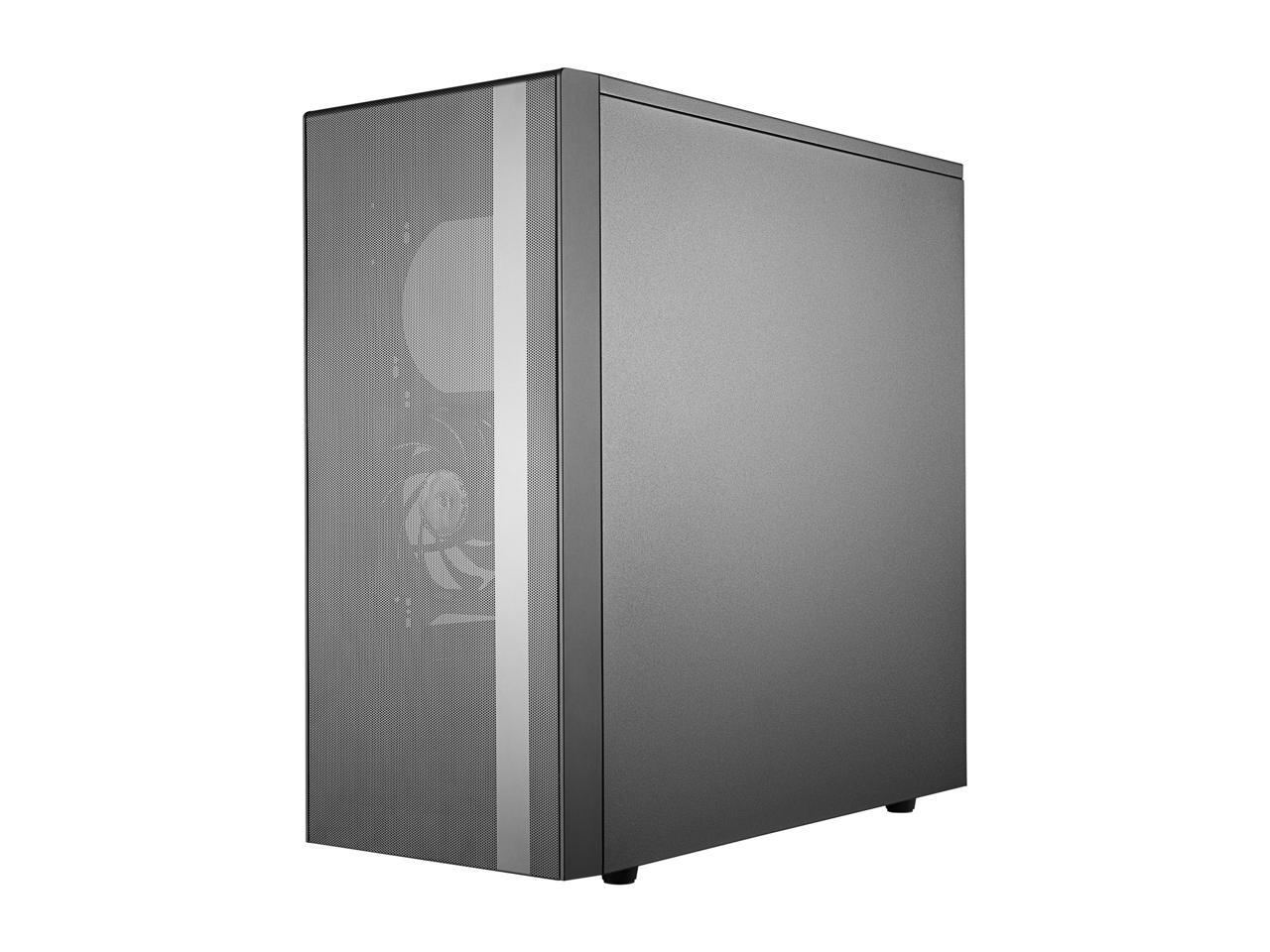 Cooler Master MasterBox NR600 ATX Mid-Tower with Front Mesh Ventilation, Minimal Design, Tempered Glass Side Panel and Single Headset Jack