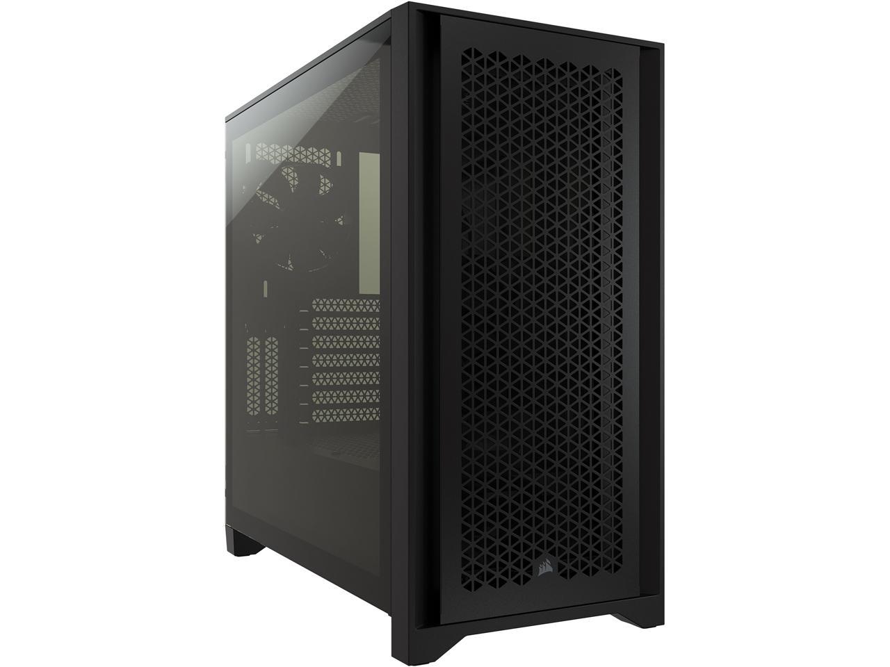 Corsair 4000D Airflow CC-9011200-WW Black Steel / Plastic / Tempered Glass ATX Mid Tower Computer Case **Open Box **