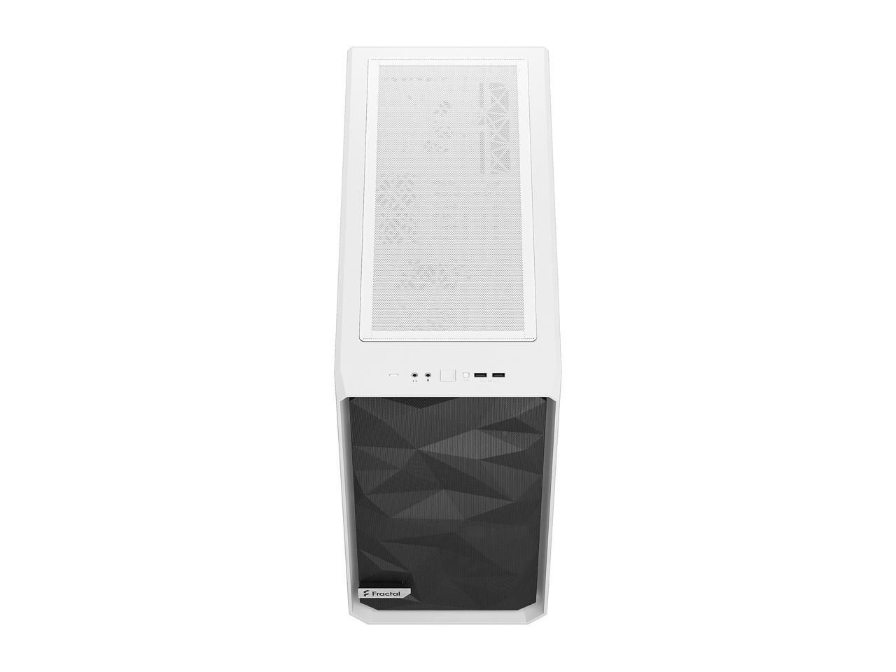 Fractal Design Meshify 2 Lite White TG Clear Tinted Tempered Glass Window ATX Mid Tower Computer Case