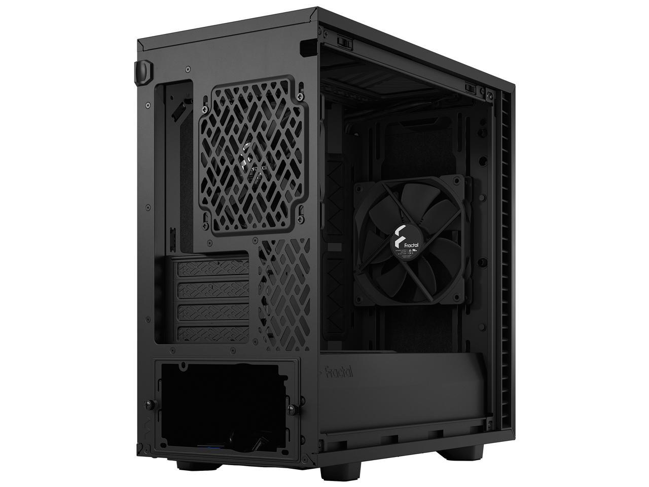 Fractal Design Define 7 Mini Black Brushed Aluminum/Steel Silent mATX Computer Case