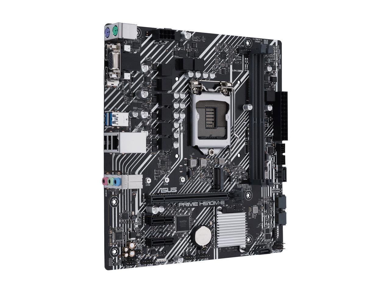 ASUS PRIME H510M-E LGA 1200 Intel H510 SATA 6Gb/s Micro ATX Intel Motherboard