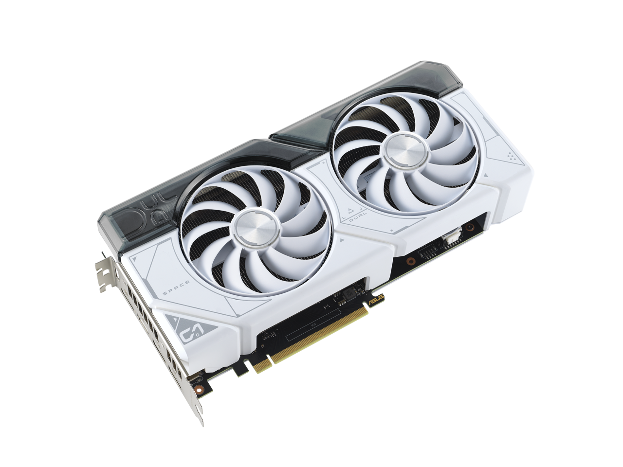 ASUS Dual GeForce RTX 4070 White OC Edition 12GB GDDR6X (PCIe 4.0, 12GB GDDR6X, DLSS 3, HDMI 2.1, DisplayPort 1.4a, 2.56-slot design, Axial-tech fan design, 0dB technology) DUAL-RTX4070-O12G-WHITE