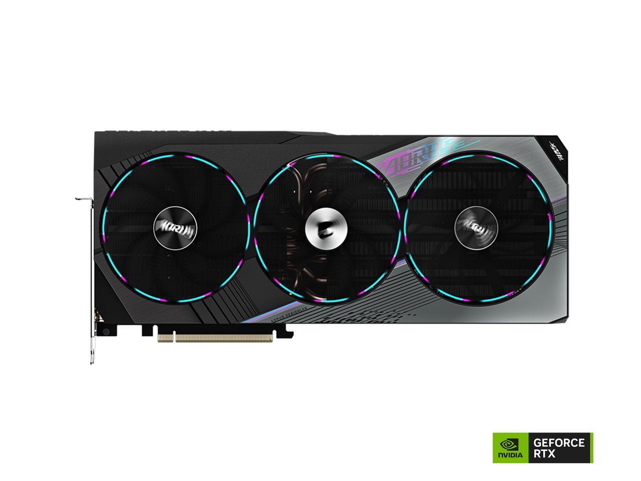 GIGABYTE AORUS GeForce RTX 4070 Ti MASTER 12G Graphics Card, 3x WINDFORCE Fans, 12GB 192-bit GDDR6X, GV-N407TAORUS M-12GD Video Card