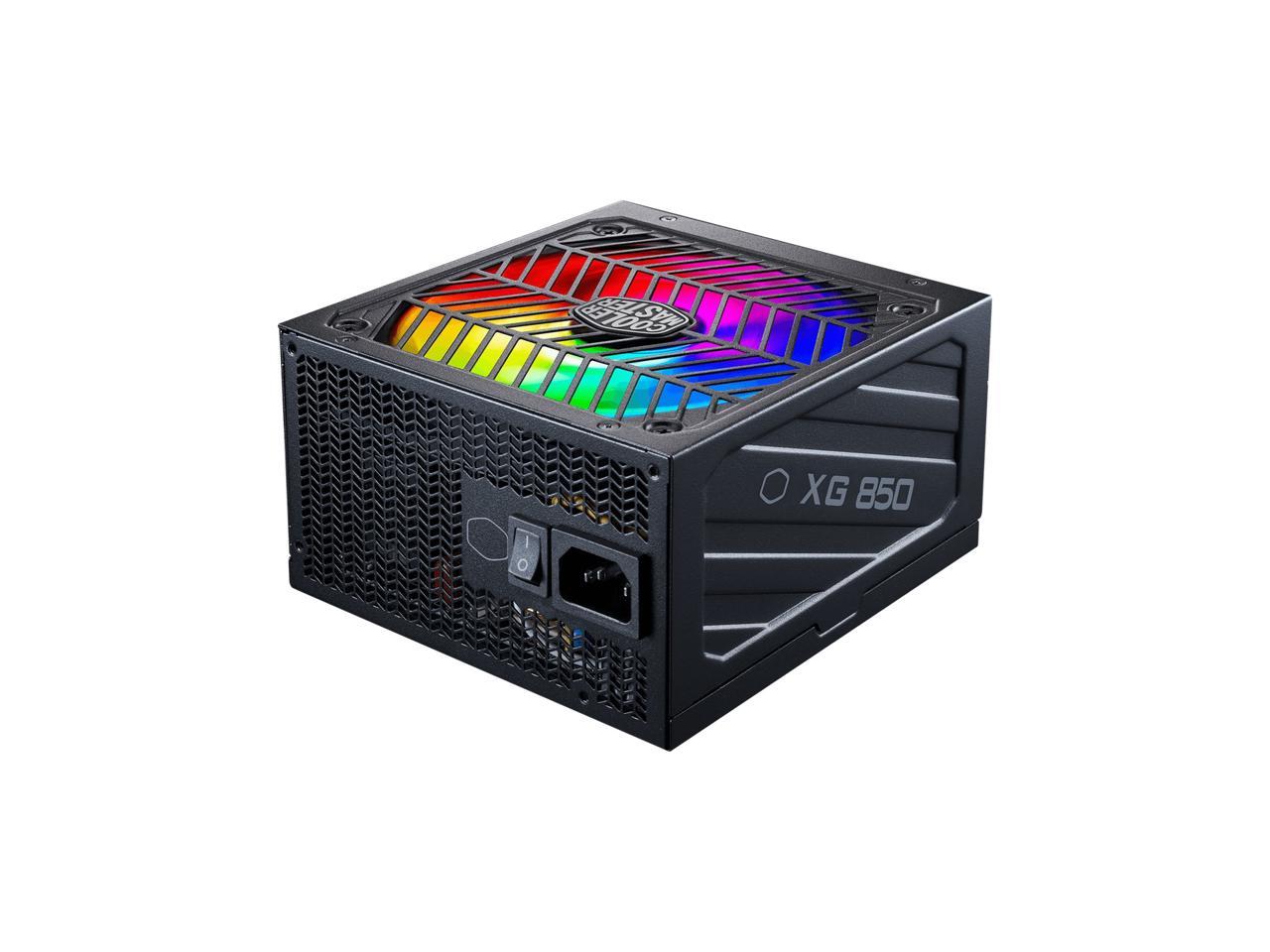 Cooler Master XG850 Plus Platinum ARGB Fully Modular, 850W, 80+ Platinum, ARGB 135mm Silent Fan, Built-in Information Display Panel , Intel ATX 12V Ver 2.53, 100% Japanese Capacitors