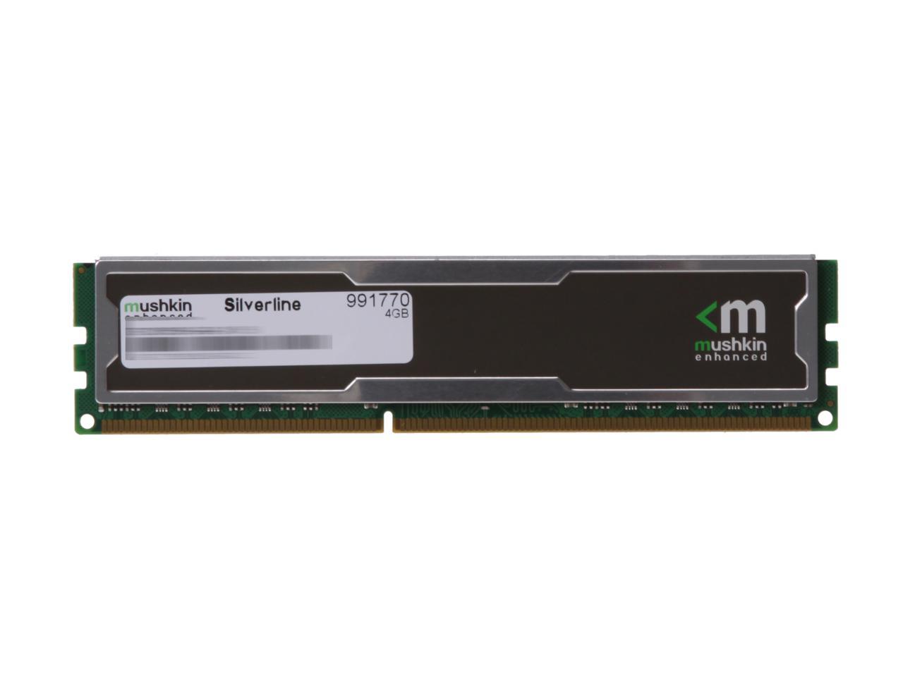 Mushkin Enhanced Silverline 4GB DDR3 1333 (PC3 10666) Desktop Memory Model 991770