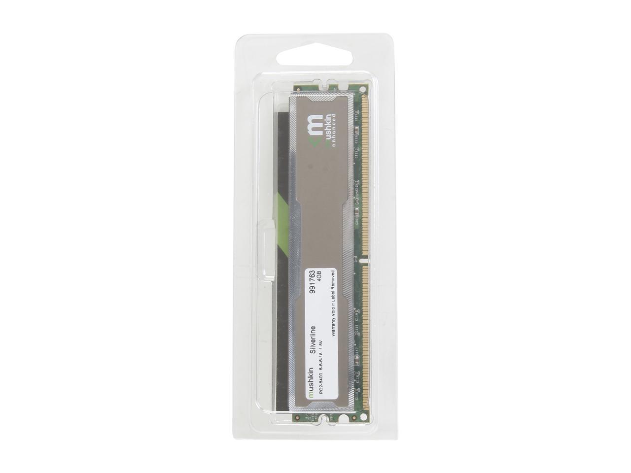 Mushkin Enhanced Silverline 4GB DDR2 800 (PC2 6400) Desktop Memory Model 991763