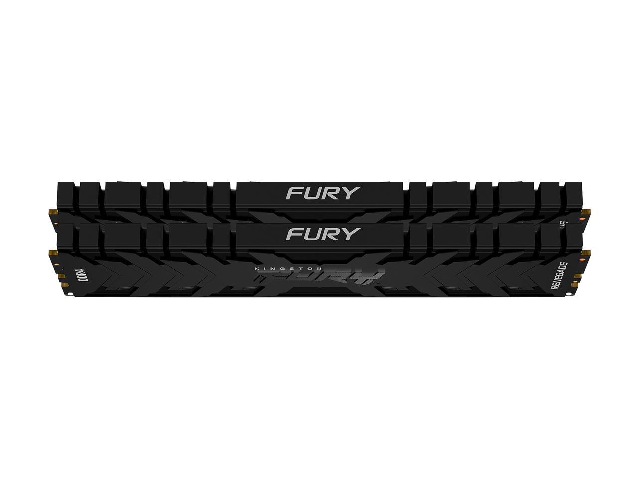 Kingston FURY Renegade 16GB (2 x 8GB) 288-Pin PC RAM DDR4 4000 (PC4 32000) Desktop Memory Model KF440C19RBK2/16