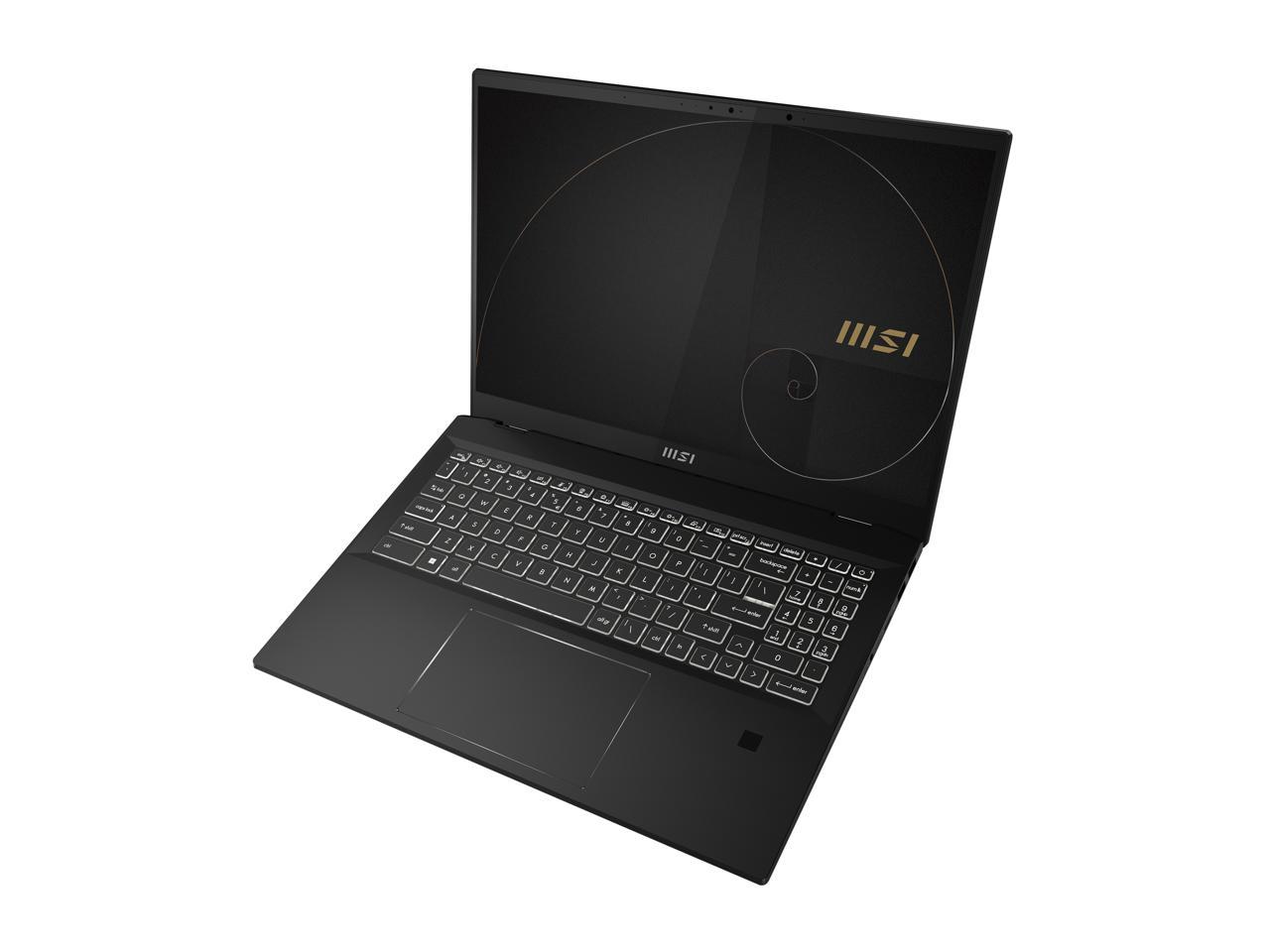 MSI Intel Core i7 12th Gen 1260P (2.10GHz) 16GB Memory 1 TB NVMe SSD NVIDIA GeForce RTX 3050 Ti Laptop GPU 16