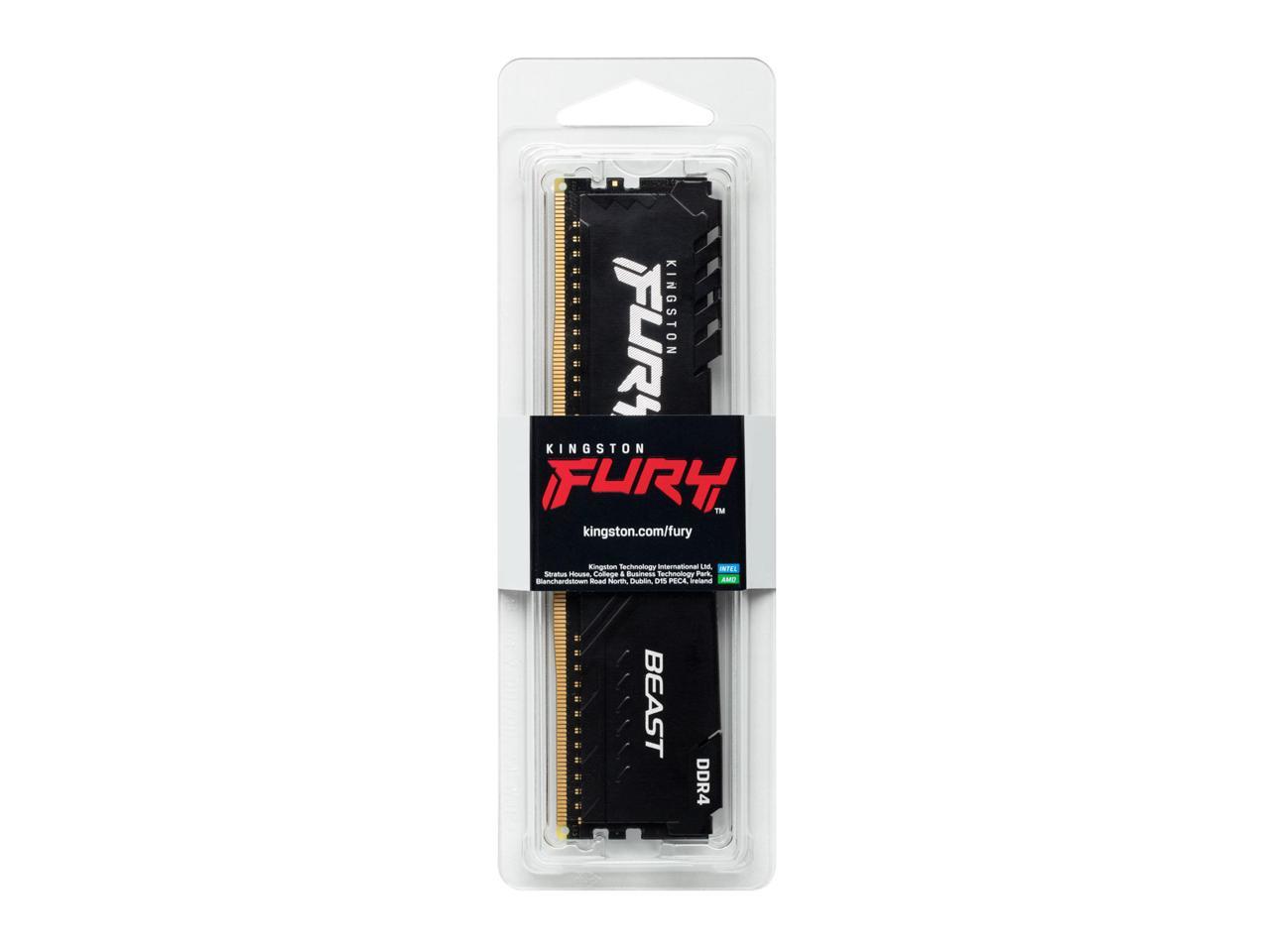 Kingston FURY Beast 8GB DDR4 3600MHz Memory Module (1 x 8GB) KF436C17BB/8