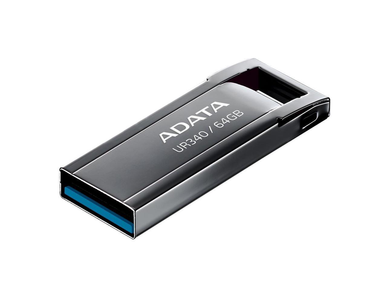 64GB AData Royal UR340 Ultra-Compact USB3.0 (USB3.2) Flash Drive