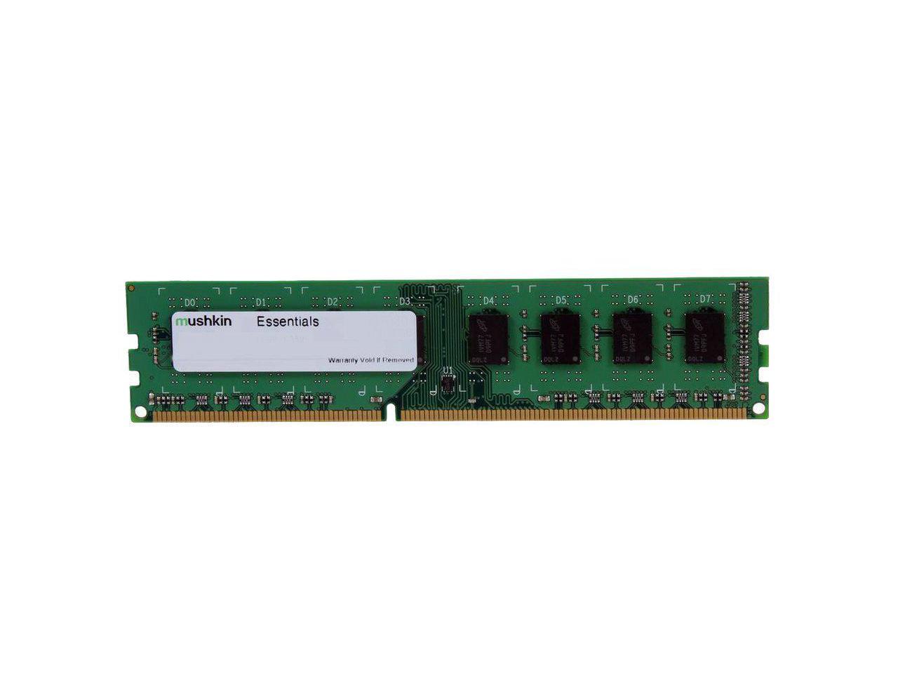 Mushkin 992171 4GB DDR3-1333 PC3-10600 2Rx8 ESSENTIALS 9-9-9-24 1.5V Memory RAM