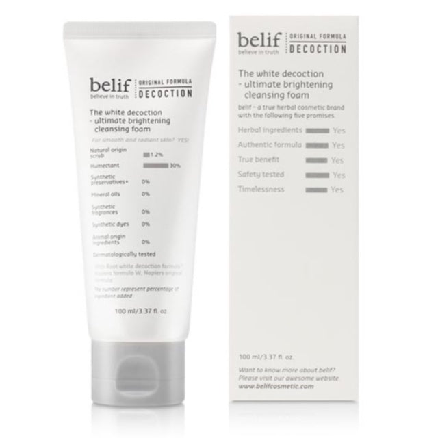 BELIF The White Decoction - Ultimate Brightening Cleansing Foam 100ml