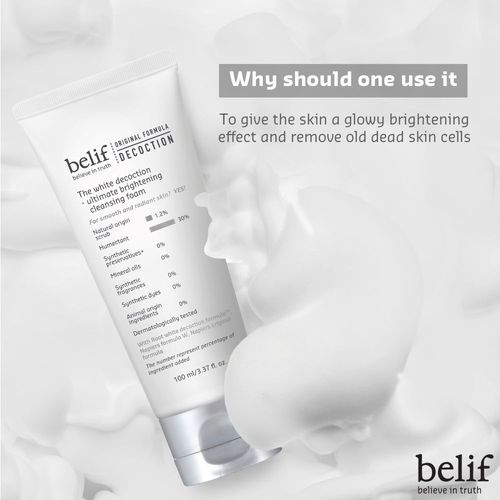 BELIF The White Decoction - Ultimate Brightening Cleansing Foam 100ml