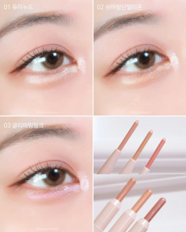 PERIPERA Sugar Twinkle Duo Eye Stick 0.23g+0.55g