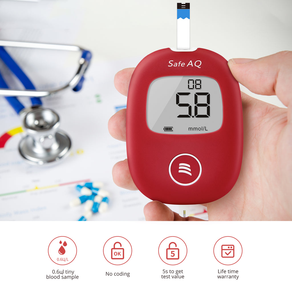 Sinocare Safe AQ Smart Blood Glucose Meter