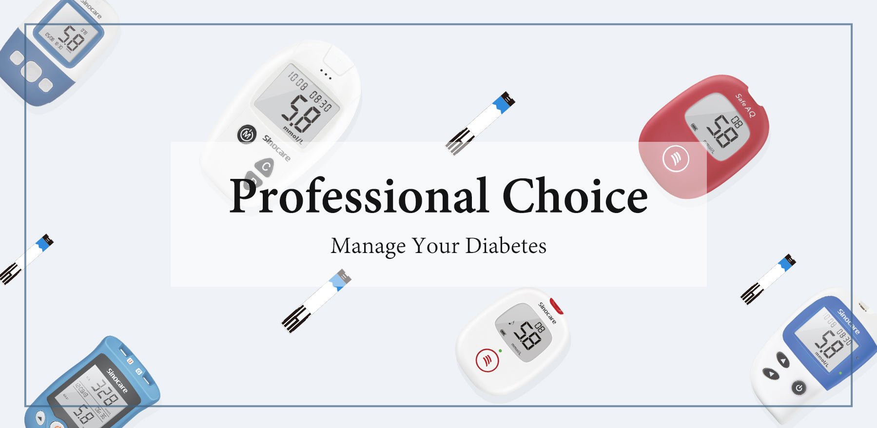 Sinocare Diabetes Test Kit - wholesale business Banner