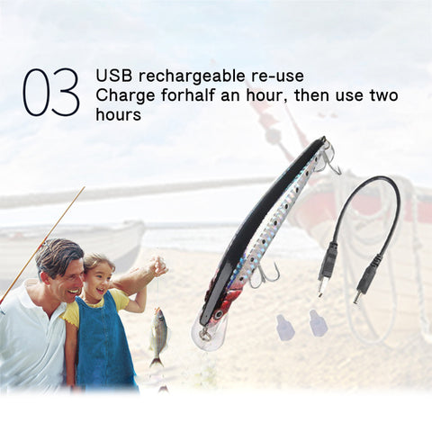 USB charging electric LED bait wobbler – SANLIKE STORE