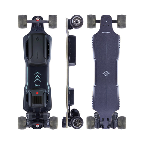 belt electric skateboard