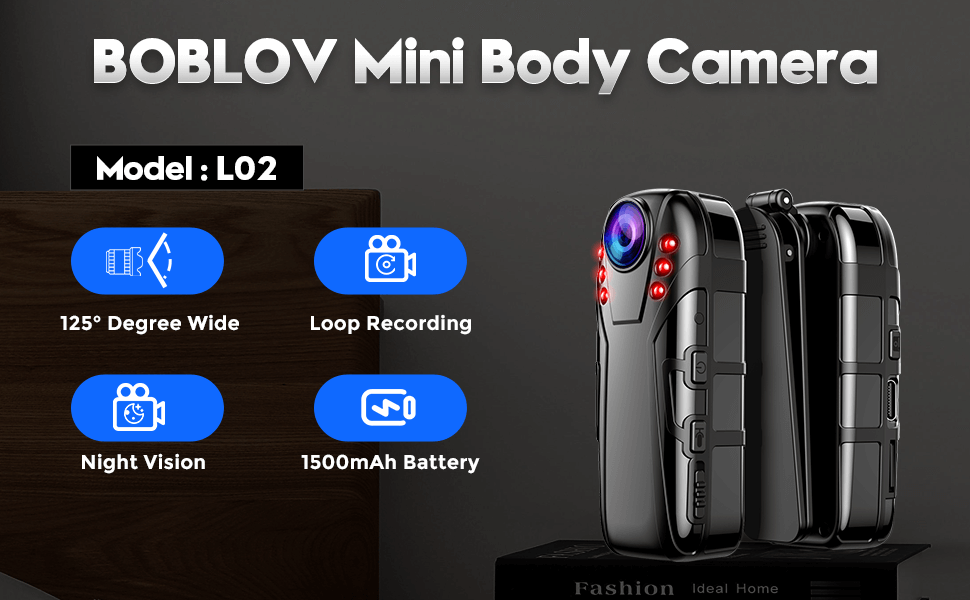 BOBLOV L02 1080P Infrared Night Vision Mini Camera