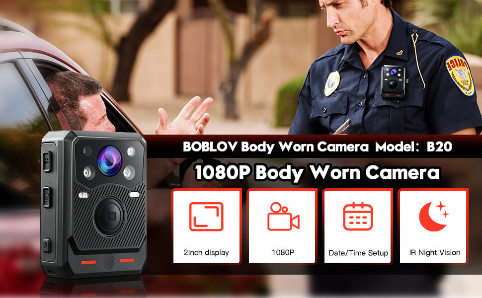 BOBLOV Body Camera B20