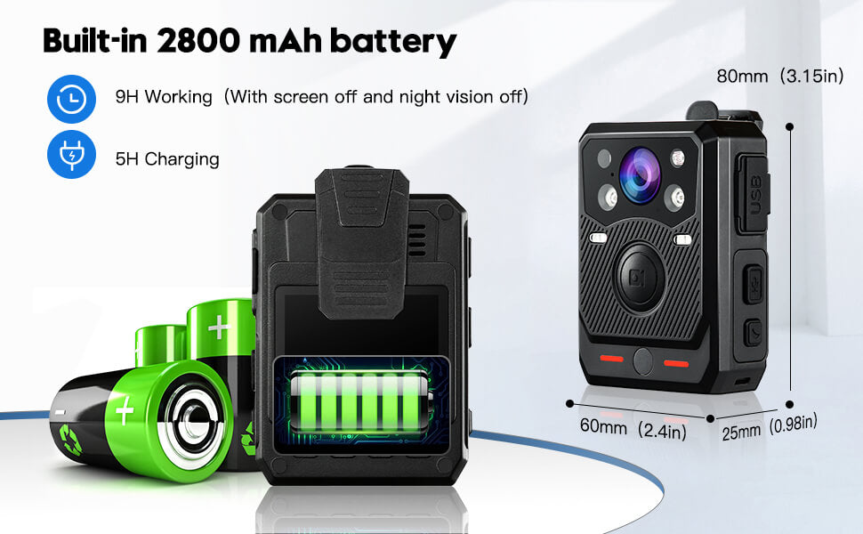 BOBLOV Body Camera B20