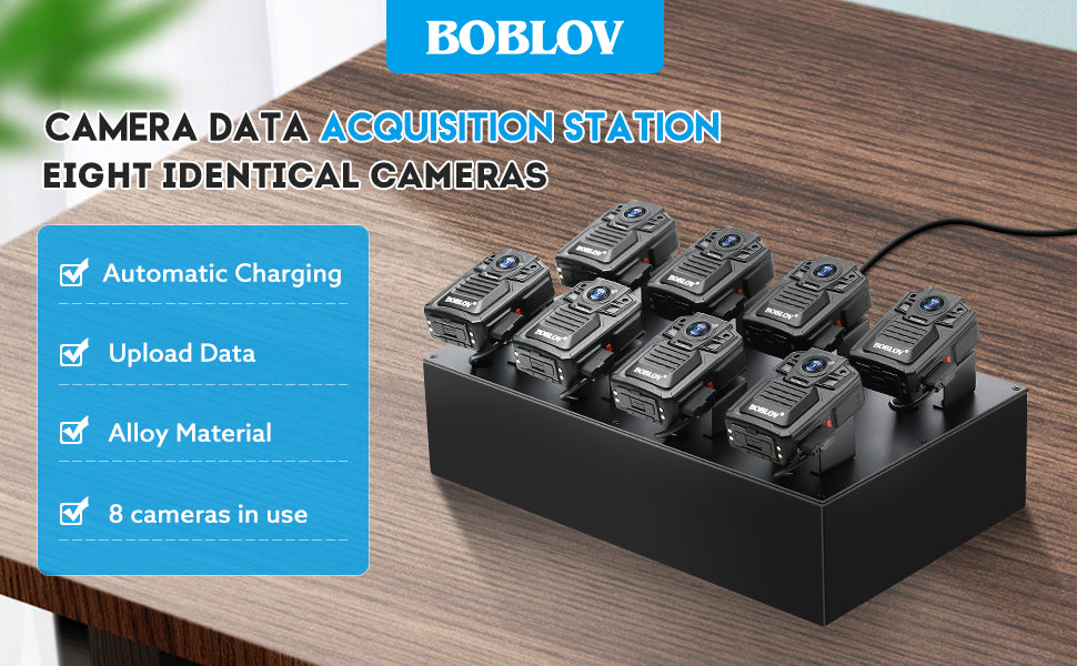 BOBLOV Body Camera Charging Dock Station