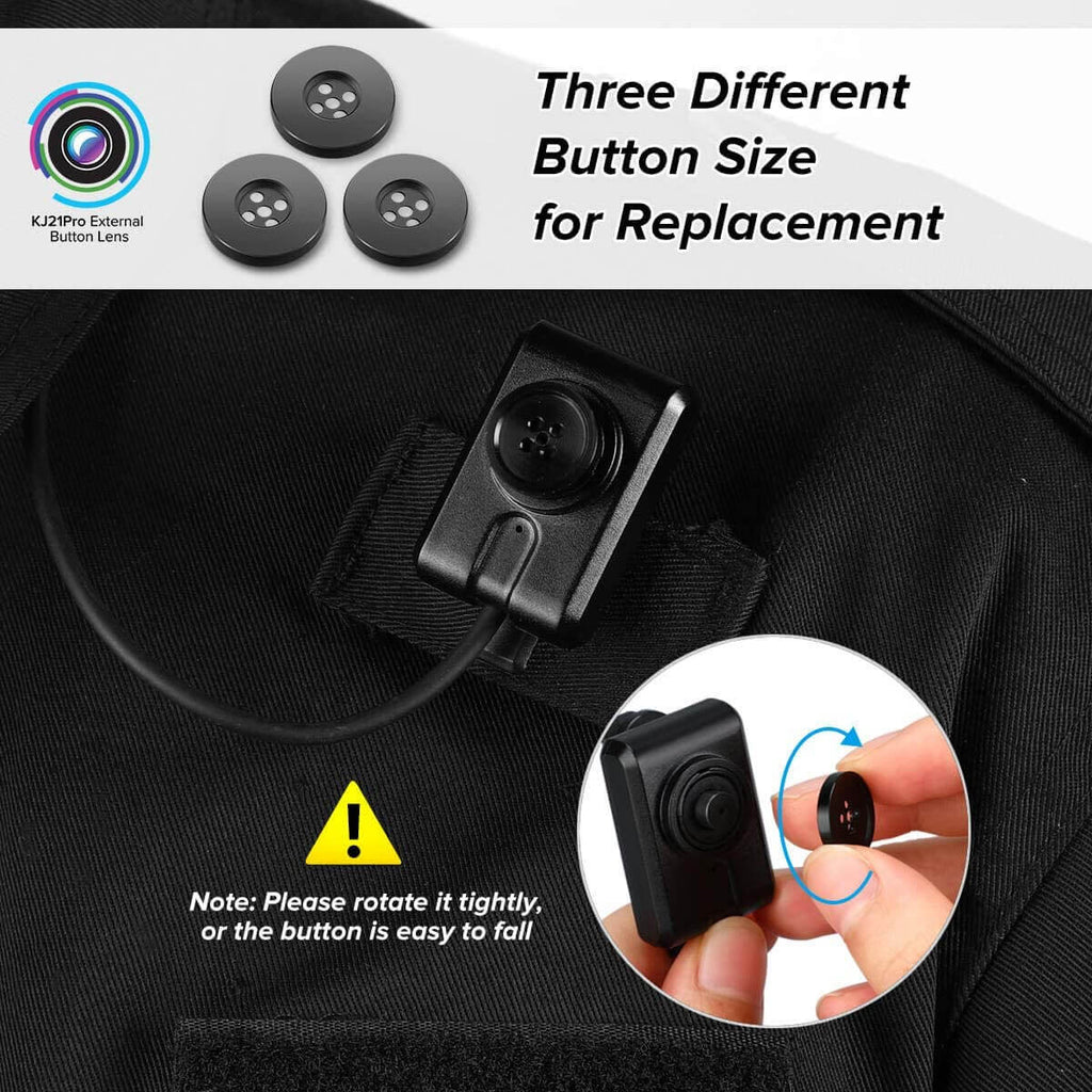 BOBLOV KJ21PRO 1296P bodycam External Lens Camera 720P.5