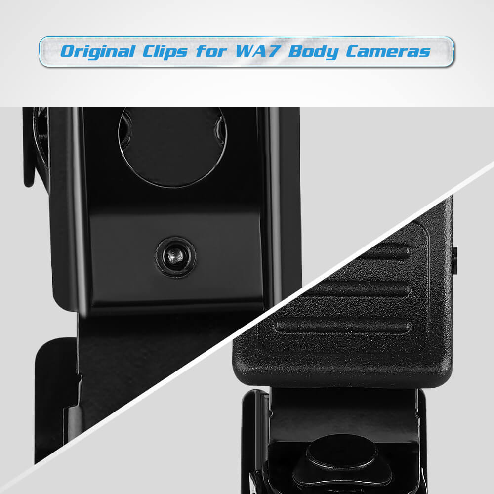 BOBLOV Body Camera Clips for Shoulder Mounting on WA7-D Model2