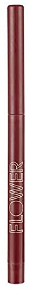 Flower Beauty Petal Pout Lip Liner - Smooth & Creamy Lip Liner with Pigment Rich Color, Prevents Feathering of Lip Color, Comes with Built-in Sharpener (Plum)