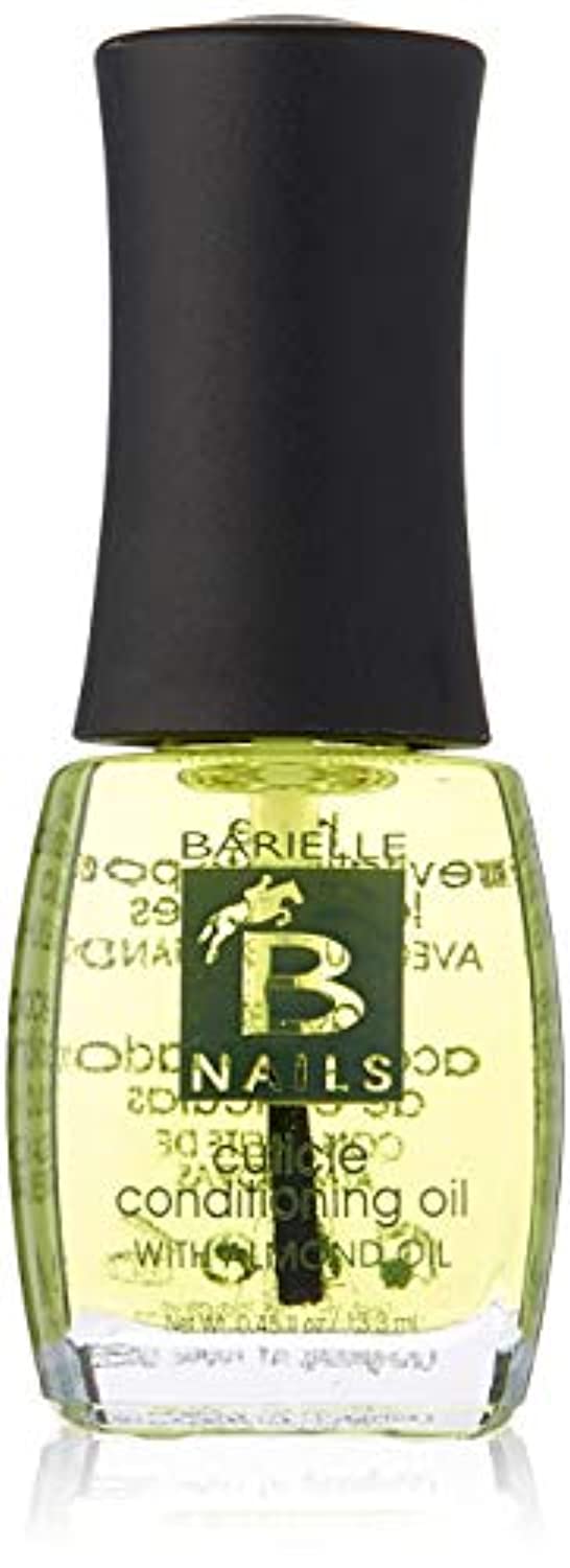 Barielle Cuticle Conditioning Oil w/Almond Oil - for Dry and Cracked Cuticles, Moisturizes and Nourishes Nails and Cuticles, Leaves Cuticles Incredibly Soft and Healthy .45 Ounce